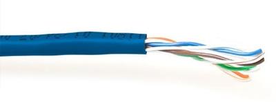 ACT ES356B CAT5E U/UTP PVC Kabel Massief Blauw - 305 meter