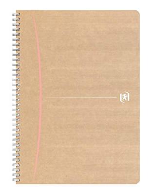 Oxford Touareg spiraalschrift, 180 bladzijden, ft A4, geruit 5 mm, geassorteerde kleuren