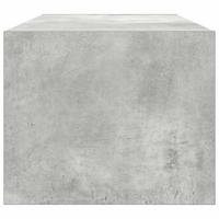 Tv-meubel 80x31x25,5 cm bewerkt hout betongrijs - thumbnail