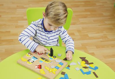 Lena kinderspel Hamertje Tik kurk/hout/metaal 64-delig
