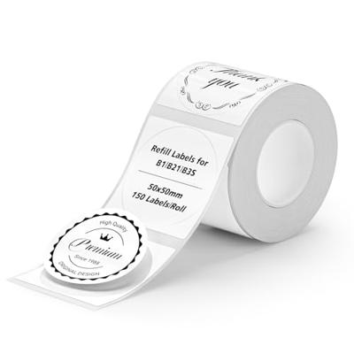 NIIMBOT A2A68351901 Etiketten (rol) Ø 49 mm Wit 150 stuk(s) Universele etiketten