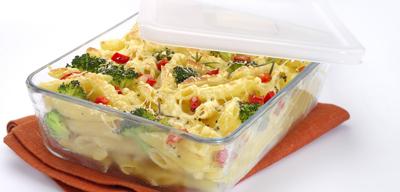 Pyrex Cook & Freeze schaal met deksel 19x14x4cm 0,8 liter