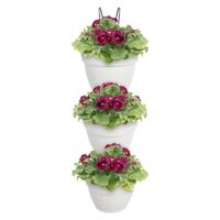 Elho vibia campana vertical forest zijdewit - thumbnail