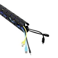 SpeaKa Professional SP-13403052 Kabelslang ABS, Staal, Thermoplast Zwart flexibel (l x b x h) 1346 x 100 x 109 mm 1 stuk(s) - thumbnail