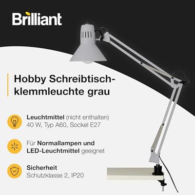 Brilliant Grijze werklampHobby - 10802/11