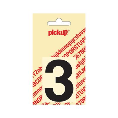 Deco cijfer 3 helvetica zwart 60 mm Pickup - Pickup Deco cijfer 3 helvetica zwart 60 mm Pickup - Pickup