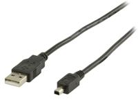 USB 2.0 Kabel USB A Male - Mitsumi 4-Pins Male 2.00 m Zwart - thumbnail
