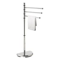 Handdoekhouder Sapho Hibiscus Vrijstaand 90.5 cm Chroom - thumbnail