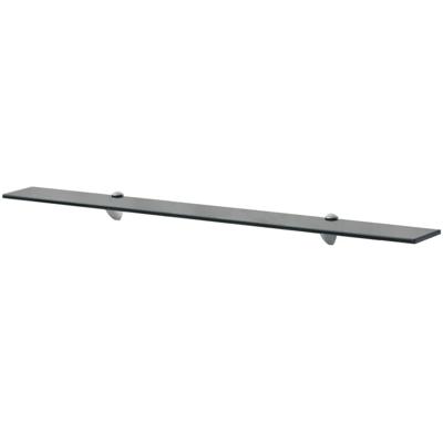 VidaXL Zwevend schap 100x10 cm 8 mm glas