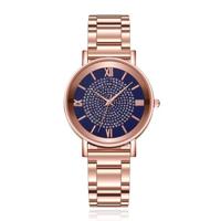 LGT JWLS Dameshorloge - Roman Numeral, Roestvrijstalen Band, Blauwe Wijzerplaat - thumbnail