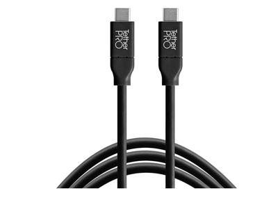 Tether Tools TetherPro USB-C to USB-C 4,6m zwart Tether Tools TetherPro USB-C to USB-C 4,6m zwart