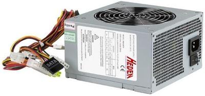 Heden PC-voeding in ATX-formaat, maximaal vermogen 500 W, ventilator 120 mm, stil, met dubbele rail + 12 V