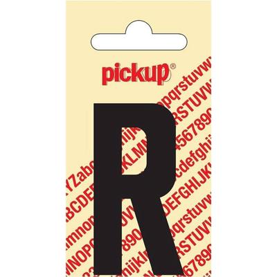 Plakletter Nobel Sticker zwarte letter R Pickup - Pickup