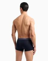 Armani boxershort 3-pack blauw-grijs met logo print - thumbnail