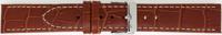 Horlogeband Universeel 808.03.24 Leder Cognac 24mm - thumbnail