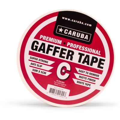 Caruba Gaffer Tape 50mtr x 5cm Wit
