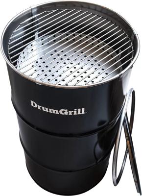 Olievat barbecue 120L - Incl. deksel, mand en grill