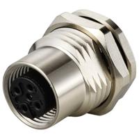 TRU COMPONENTS TC-12833208 Sensor/actuator inbouwbus M12 Aantal polen (sensoren): 5 Bus, inbouw 1 stuk(s) - thumbnail