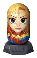 Ravensburger 3d puzzel hylkies marvel captain marvel, 54st. - thumbnail