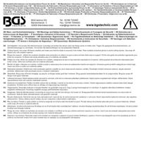 BGS technic Trapezoidal Blade Set 0,6x12mm 5 Pieces - thumbnail