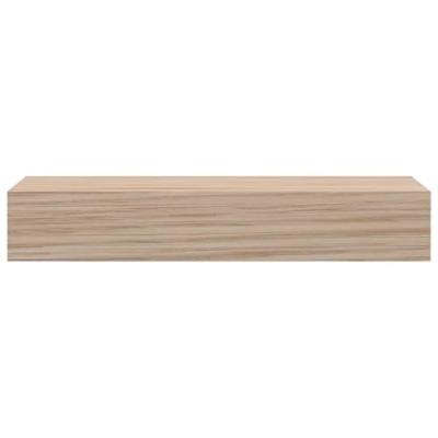 Wandschappen 4 st 23x23,5x4 cm bewerkt hout - thumbnail