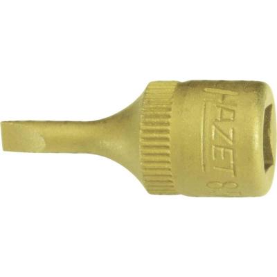 HAZET Dopsleutelbit 8503-1.2X8 · 1/4 inch (6,3 mm) vierkant hol · Sleufprofiel · SW 1,2 x 8 mm