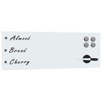 VidaXL Whiteboard voor aan de wand magnetisch 60x20 cm glas - thumbnail