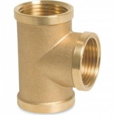 T-stuk - Fig.130 - Messing - binnen/binnen/binnen - 1/4"