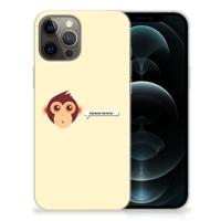 iPhone 12 Pro Max Telefoonhoesje met Naam Monkey - thumbnail