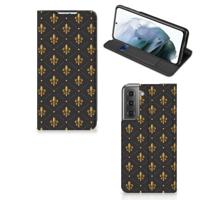 Samsung Galaxy S21 FE | Hoesje met Magneet | Franse Lelie - thumbnail