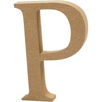 Creativ Company Letter p mdf 13cm, 1st. - thumbnail