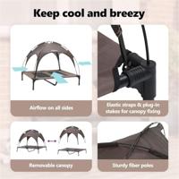 VidaXL Hondenbed bruin 92 x 77 x 82,5 cm staal - thumbnail