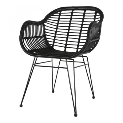 Tuinstoel Moda zwart