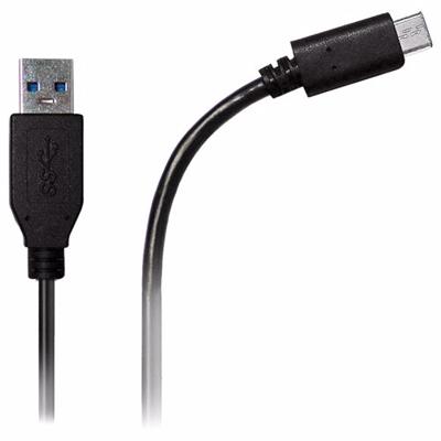 Azuri USB-C 3.1 naar USB (type-A) kabel 1,0 m datakabel zwart (AZCABUSBC-BLK)