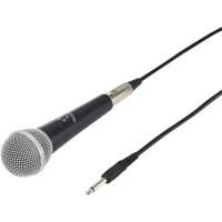 Renkforce PM58B Zangmicrofoon Hand Zendmethode:Kabelgebonden Incl. kabel Microfoon (6.3 mm jackplug) Kabelgebonden - thumbnail