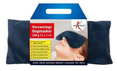 Lucovitaal Verzwaringsoogmasker 1 Stuks Lucovitaal Verzwaringsoogmasker 1 Stuks