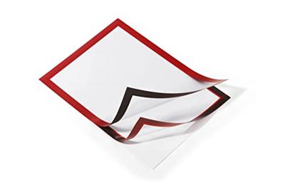 Durable 487203 DURAFRAME A4 - 4872 Infoframe, zelfklevend DIN A4 Rood (b x h) 236 mm x 322 mm 2 stuk(s)