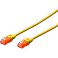 Digitus DK-1617-050/Y RJ45 Netwerkkabel, patchkabel CAT 6 U/UTP 5.00 m Geel Vlambestendig, Halogeenvrij, Rond, Verdraaide paren, Onafgeschermd 1 stuk(s) - thumbnail