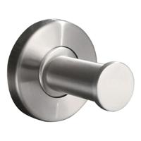 Wiesbaden 304 handdoekhaak groot enkel RVS 24.3826 - thumbnail