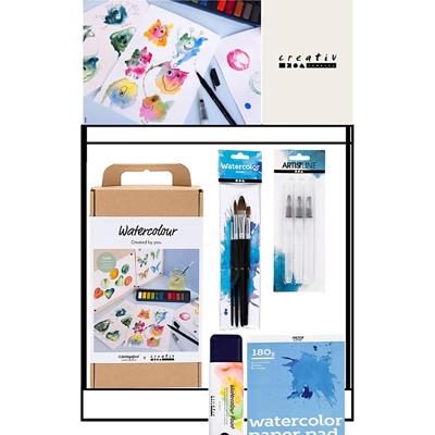 Creativ Company Klein baliedisplay, category, aquarel, kinderen, 60 eenh./ 1 stuk