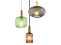 Globo HanglampNormy messing rond - 15469-3H - thumbnail