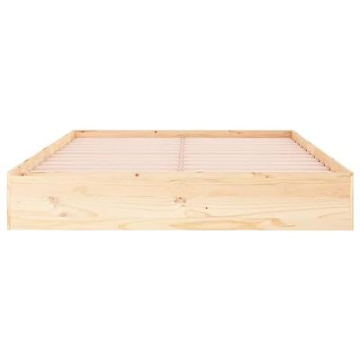 Bedframe massief hout 135x190 cm 4FT6 Double - thumbnail
