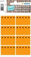 Etiket HERMA 3774 26x40mm diepvries oranje 48stuks - thumbnail