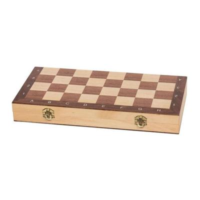 Goki houten schaakspel in koffer