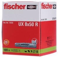 Fischer universeelplug UX met rand 8x50R - thumbnail