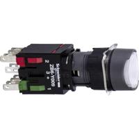 Schneider Electric XB6AW1B5B XB6AW1B5B Verlichte druktoets 250 V 3 A Moment (l x b x h) 57 x 18 x 18 mm IP65 1 stuk(s) - thumbnail