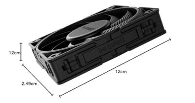 BeQuiet SILENT WINGS PRO 4 PC-ventilator Zwart (b x h x d) 120 x 25 x 120 mm - thumbnail