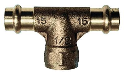 Cornat Perskoppeling T-Stuk 15Mm-1/2-15Mm - T65311512B Cornat Perskoppeling T-Stuk 15Mm-1/2-15Mm - T65311512B