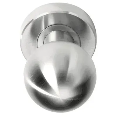 Formani Basics LB55V voordeurknop vast op rozet - mat RVS