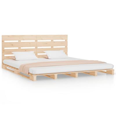 Bedframe massief grenenhout 120x190 cm